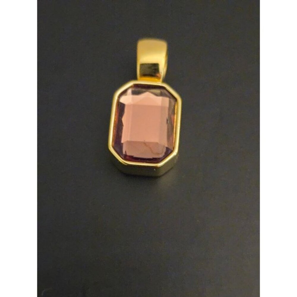 Joan Rivers Octagonal Purple Pendant (Pendant Only)